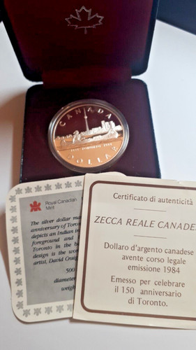 Dollaro argento canadese - d'argento,