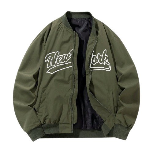 Giubbotto bomber uomo verde