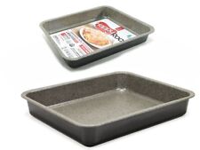 LASAGNERA DA FORNO ANTIADERENTE CON BORDO TEGLIA RETTANGOLARE CM 30 35 40 PIETRA
