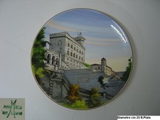 San Marino ceramica Marmaca anni 60 firma Piaia dipinto a mano diametro 32,5cm