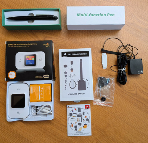 Kit microcamera wifi - kit,