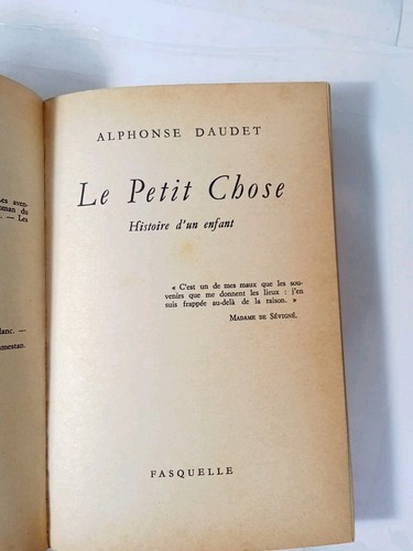 Petit chose - le,