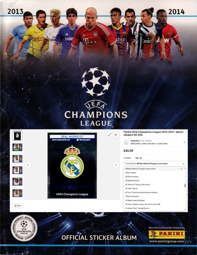 Panini uefa champions - panini,