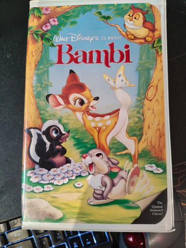 Bambi black diamond vhs walt - bambi,