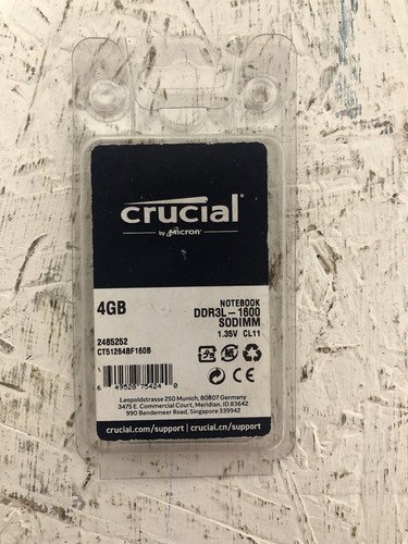 Crucial ddr3l 1600 - crucial, sodimm