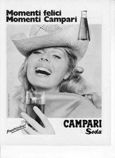 advertising Pubblicità-CAMPARI SODA  1974 APERITIVO ITALIANO PUBLICITA VINTAGE