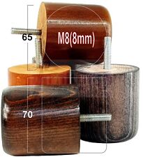 4x Piedini Rotondi per Mobili