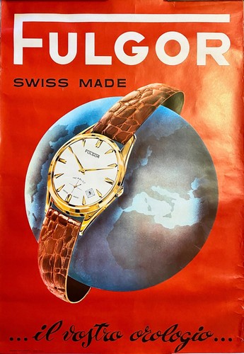 Fulgor orologio manifesto - -,
