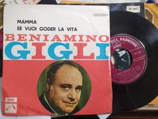 7" BENIAMINO GIGLI SE VUOI