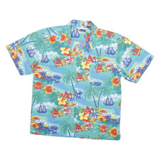 Camicia Hawaiian Blu Da Uomo