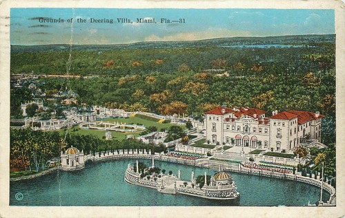Postcard miami grounds - miami, of