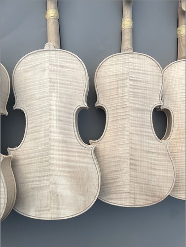 Violino bianco fiamma - , acero