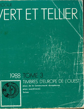 1988 CATALOGO YVERT & TELLIER EUROPA OVEST come da FOTO USATO