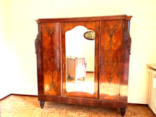 ARMADIO DECO' DEGLI ANNI 30/40 CON VOLUTE INTAGLIATE