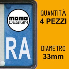 Kit 4 ADESIVI PER TARGA MOMO
