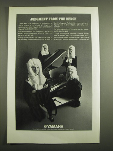 Pubblicità pianoforti yamaha - pubblicità,