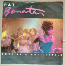 Vinile 45 giri Pat BENATAR - Love is a battlefield 1984 Vg+/Ex+