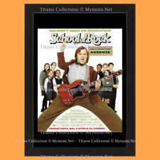 Anni ' 00  * Pubblicità Originale "School Of Rock, Locandina Film" Cornice