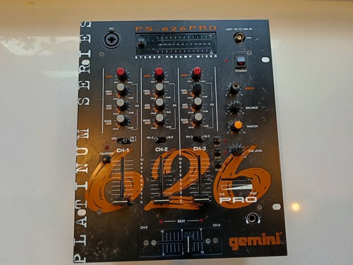 Mixer stereo gemini 626 - stereo,