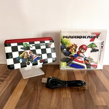 Console NINTENDO 3DS ROSSA Originale con Cover e Gioco MARIO KART 7 + Caricatore