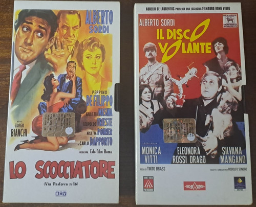 Vhs alberto sordi il disco - il,