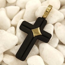 9kt Yellow GOLD & TITANIUM