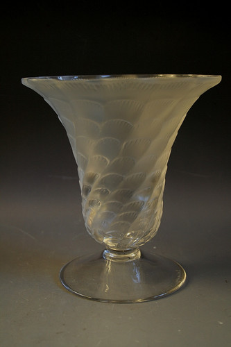 Vaso vetro cornetto - in, lalique