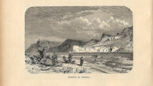 Stampa antica messina veduta - antica,