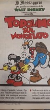lotto fumetti topolino  Paperino Walt Disney Il Messaggero 1989 ALBI 90