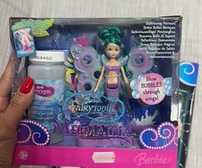 BARBIE FAIRYTOPIA MERMAIDIA SIRENETTA BOLLE DI SAPONE BUBBLEWING MERMAID