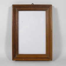 PICCOLA CORNICE IN LEGNO MASSELLO + VETRO interno 14 x 9 cm VINTAGE W023