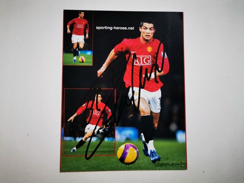 Foto firmata cristiano - firmata, ronaldo
