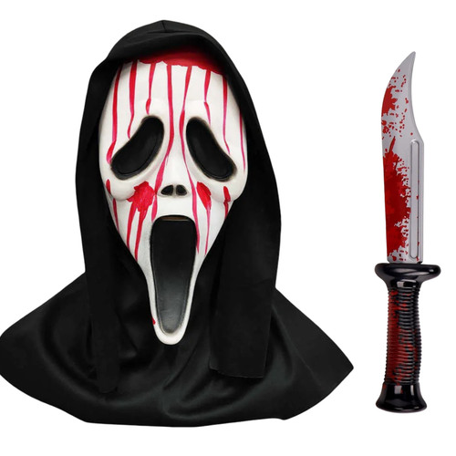 Maschera scream coltello - maschera,