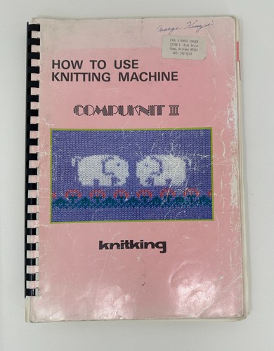 Knitting compuknit iii - iii, /
