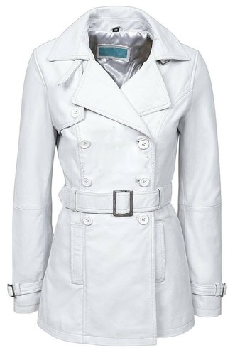 Donna bianco vera pelle - donna,