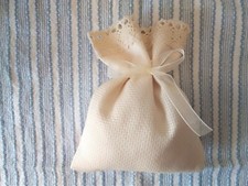 Sacchetto bomboniera con pizzo - con,