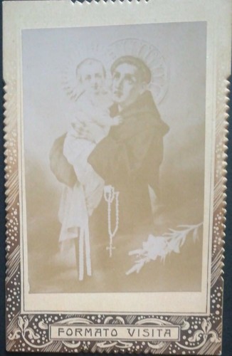 Santino antico fustellato - , s