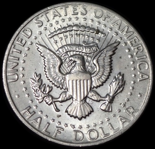Moneta mezzo dollaro usa - mezzo,