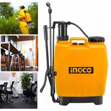Ingco POMPA IRRORATRICE A SPALLA DA 16 LT lancia in fibra di vetro NEBULIZZATORE