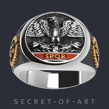 Anello SPQR Aquila Romana Roma