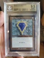 MTG: Magic MOX SAPPHIRE 30th ANNIVERSARY Edition M30 Retro Frame BGS 9.5 QUAD++