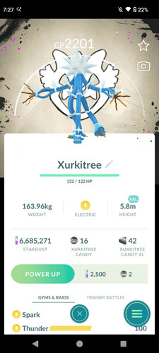 Pokémon shiny xurkitree xxl - pokémon,