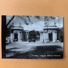 ROMA - INGRESSO GIARDINO ZOOLOGICO - CARTOLINA BIANCO E NERO VIAGGIATA