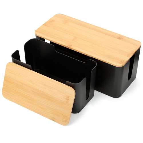 Set scatole porta cavi nere - porta,