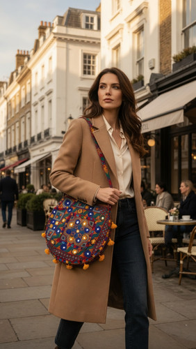 Borsa tracolla boho hobo - borsa, a