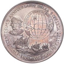 Medaglia 1992 Argento 5 once