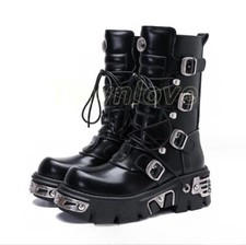 Mens Womens Rock Boots Unisex