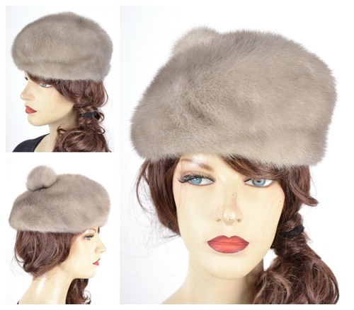 Z281 cappello visone vera - z281,