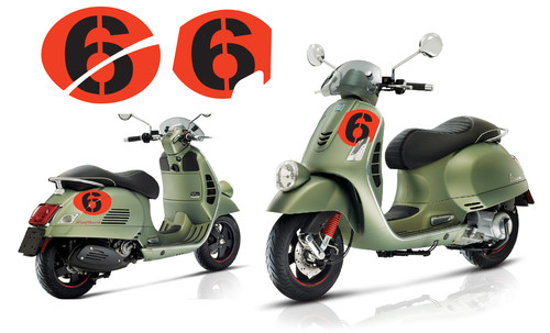Vespa sei giorni - vespa, gt