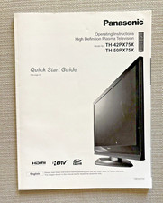 OEM Panasonic (TH-42PX75X/TH-50PX75X) HD Plasma TV Manuale utente (inglese/spagnolo)
